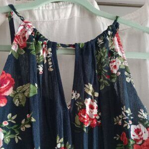 NWOT Bluenotes Crepe Wide Leg Jumpsuit / Romper
